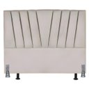 Ver imagem 2 de Cabeceira Cama Box Solteirão 100 Cm Lizza em Corino e Frame:bege