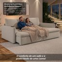 Ver imagem 6 de Sofá Cama Retrátil 180cm 02 Lugares Resplendor