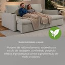 Ver imagem 7 de Sofá Cama Retrátil 180cm 02 Lugares Resplendor