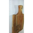 Ver imagem 1 de Tábua De Madeira Teca Com Pegador 52cm