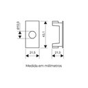 Ver imagem 3 de Módulo Saída de Fio Fame Habitat Onix 2 Unidades