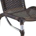 Ver imagem 4 de Kit 4 Banquetas Alumínio Alta com Encosto para Bar Balcão Edícula Cozinha Pedra Ferro
