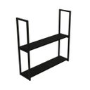 Ver imagem 1 de PRATELEIRA INDUSTRIAL PRETO 02 PRATELEIRA 90X20 - BRASFORMA