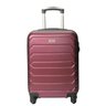 Mala de Viagem Média Expansível em ABS IsiWay New York, Cadeado Embutido, Rodas Giro 360º Vinho - 1