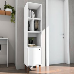 Armário Multiuso com 01 Porta Branco - 2