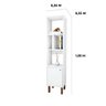 Armário Multiuso com 01 Porta Branco - 3
