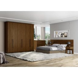 Quarto Completo Atlas D241/708/602 Castanho HP Henn - 11