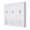 Quarto Completo Casal Lara D150/703/602 Branco Henn - 2
