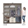 Quarto Completo Casal Caju D136/703/602 Cafe Off White Henn - 2