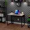 Mesa Escritório Escrivaninha Office Estudo Industrial 90cm - Dubai/preto - 2