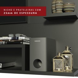 Painel para Tv até 60 Polegadas Madesa Alfa - 6