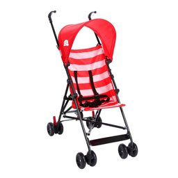 Carrinho de bebê Guarda-Chuva Multikids Malibu 6-15kg Vermelho - BB349OUT [Remanufaturado] BB349OUT  - 2