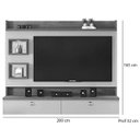 Ver imagem 6 de Painel para TV 65 Polegadas Vanguard Off White Buriti