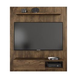 Painel para TV até 50 Polegadas Dilleto Jatoba - 1 Painel para TV até 50 Polegadas Dilleto Jatoba - 1