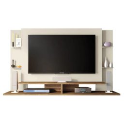 Painel para TV 52 Polegadas Dominio Off White Buriti - 1