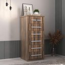 Ver imagem 1 de Cômoda Compacta 6 Gavetas 1343 Ilan Noce Málaga