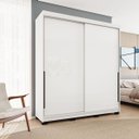 Ver imagem 1 de Guarda Roupa Solteiro 2 Portas 180cm Madri Politorno Móveis