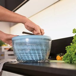 Centrífuga para Salada Spinstore 26cm X H19 Cm - 4000 Ml -azul Fosco - Guzzini - 2