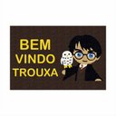 Ver imagem 2 de Tapete Capacho Bem Vindo Trouxa 60x40 Cm Fundo: Marrom