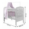 Berço Mini Cama Allegra Capitone II Tigus Baby - 3