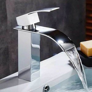 Torneira para Banheiro Monocomando Baixa Quadrada Slim