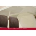 Ver mais imagens de Sala de Jantar Completa Natalí C/ Tampo Madeirado Reto S/ Vidro 120x80cm e 4 Cadeiras Milla Nature/