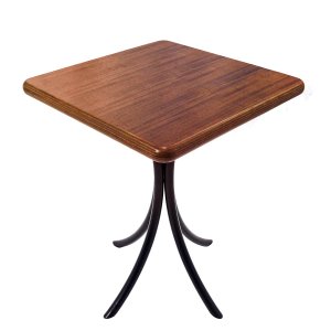Mesa Quadrada de 60x60cm de Madeira Maciça para Home Bar - Empório Tambo