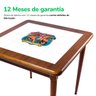Mesa de Garagem para Churrasco Motorcycle em Madeira Maciça 80x80cm - Empório Tambo - 10