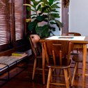 Ver imagem 5 de Mesa de Garagem para Churrasco Motorcycle em Madeira Maciça 80x80cm - Empório Tambo