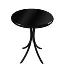 Ver imagem 1 de Mesa Bistrô Baixa Preta em Madeira Maciça de 60 Cm - Mesa de Apoio ou Lateral - Empório Tambo