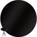 Ver imagem 2 de Mesa Bistrô Baixa Preta em Madeira Maciça de 60 Cm - Mesa de Apoio ou Lateral - Empório Tambo
