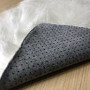 Ver imagem 2 de Tapete Pelúcia Premium Pelo Alto Antiderrapante 1,00mx40cm: Branco