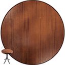 Ver imagem 2 de Mesa para Home Bar em Madeira Maciça de 60cm - Empório Tambo