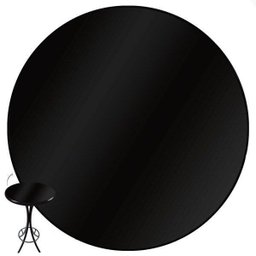 Mesa Bistrô Alta Preta com Tampo 60cm Preto Redondo - Empório Tambo - 2