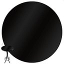Ver imagem 2 de Mesa Bistrô Alta Preta com Tampo 60cm Preto Redondo - Empório Tambo