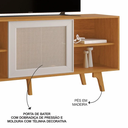 Ver imagem 3 de Rack Garra para Tv até 56" Jcm Movelaria - Cinamomo/off