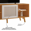 Ver imagem 3 de Rack Garra para Tv até 56" Jcm Movelaria - Cinamomo/off