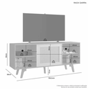Ver imagem 4 de Rack Garra para Tv até 56" Jcm Movelaria - Cinamomo/off