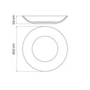 Ver imagem 6 de Jogo de Pratos Rústico Marrom 24 Peças em Porcelana Decorada - Tramontina