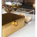 Ver imagem 2 de CAIXAS DECORATIVAS DOURADA - CJ 2 PEÇAS