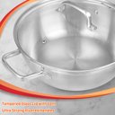 Ver imagem 2 de Duxtop Panela Inox 5,7 Qt com Tampa de Vidro, Tecnologia Impact-bonded