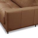 Ver imagem 5 de Sofá 3 Lugares Tributo H Chaise Esquerdo Couro Camel