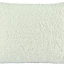 Ver imagem 2 de Capa de Travesseiro Decorativo Alasca 1 Peça Tecido Manta Sherpa 180g/m² 100% Poliéster - Marfim