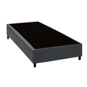 Ver imagem 1 de Cama Box Solteiro Sintetico Premium Santo Box 40x88x188:cinza