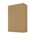 Ver imagem 2 de Guarda Roupa Ravi em Mdf 160,5x232,2cm 4 Portas 2 Gavetas Olmo 1110
