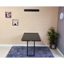 Ver imagem 2 de Mesa Dobrável Retrátil de Parede 120x75 - Preta
