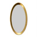 Ver imagem 1 de Espelho Oval com Moldura Dourada 20,5x38 - D'rossi