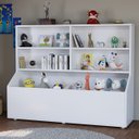 Ver imagem 2 de Nicho Organizador para Livros Briquedos Calçados com 4 Prateleiras 2 Baus