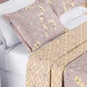 Ver imagem 2 de Colcha Estampada Dupla Face Bouti Casal 03 Peças - Lavanda Bia Enxovais