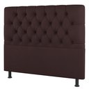 Ver imagem 3 de Cabeceira Cama Box Casal King Size Nice 195cm Suede Marrom - Abmaza